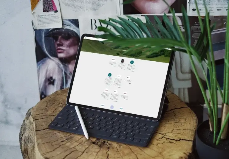 iPad affichant GPS Qualité