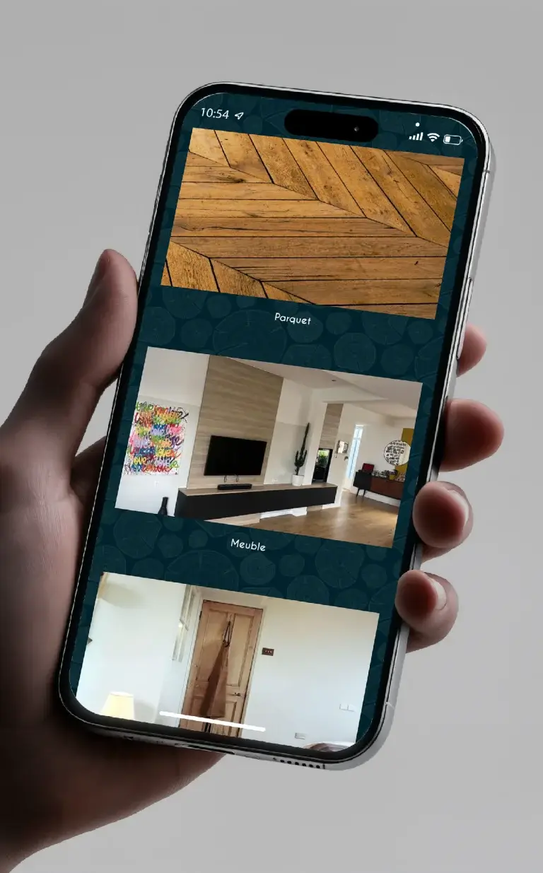 Main tenant un iPhone