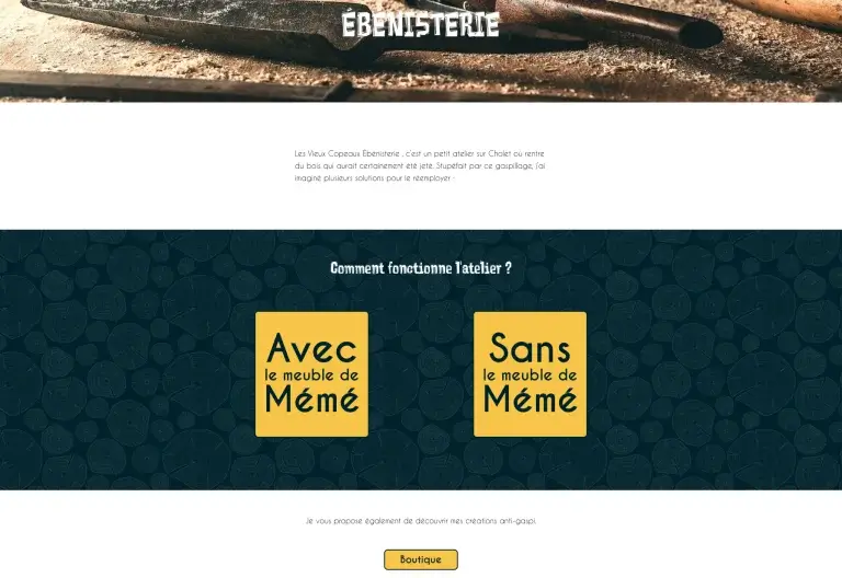 Page Ebenisterie