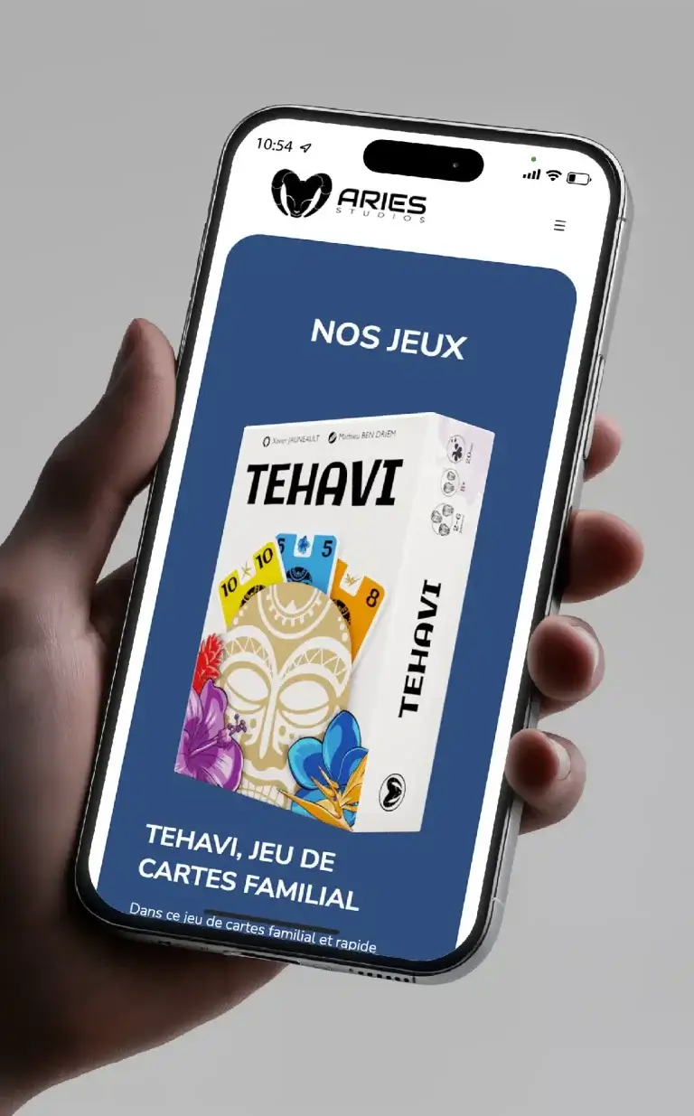 iPhone avec Aries Studios